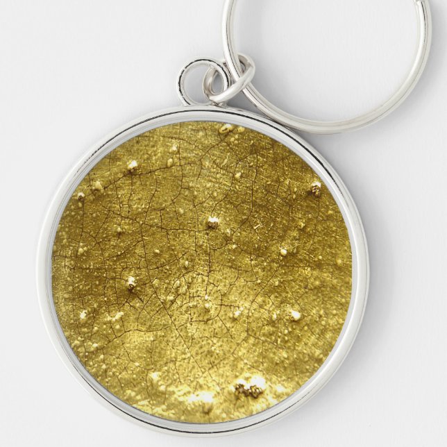 Gold stone keychain (Front)