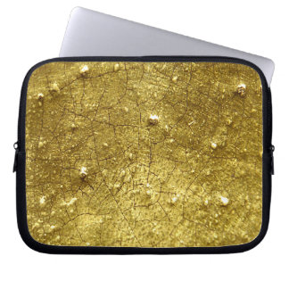 Gold stone laptop sleeve