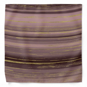 Gold strands bandana