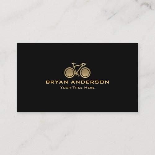 Gold Street Bicycle Business Card