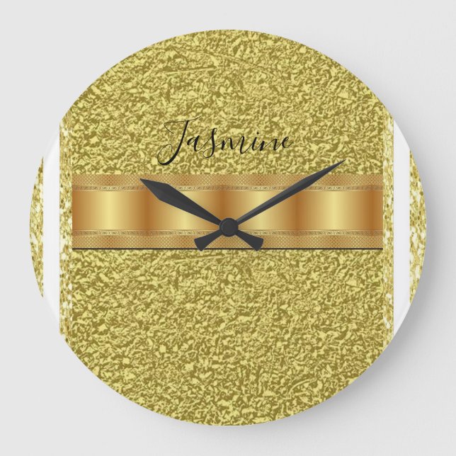 Gold Stripe  Clock (Front)