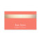 Gold Striped Modern Stylish Coral