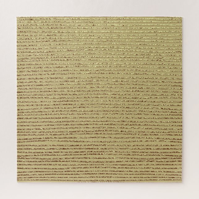 Gold Stripes: Abstract Vintage Background Jigsaw Puzzle (Vertical)