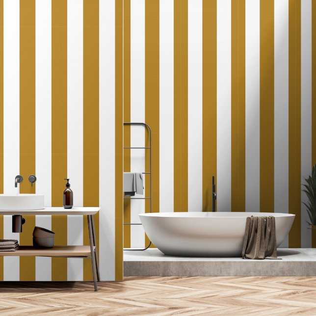 Gold Stripes for Wallpaper Wallpaper (Bathroom)