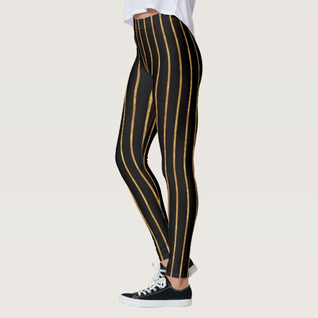 Gold Stripes  Leggings (Left)