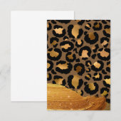 Gold Stripes on Metal Glamour Cheetah Skin (Front/Back)