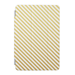 Gold Stripes Pattern iPad Mini Case
