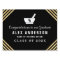 gold stripes pharmacy graduation yard sign