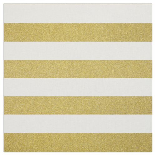 Gold Stripes White Stripes Striped Pattern Fabric