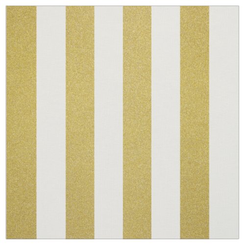 Gold Stripes White Stripes Striped Pattern Fabric