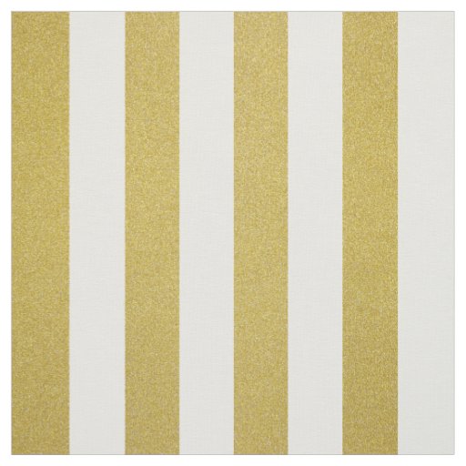 Gold Stripes, White Stripes, Striped Pattern Fabric