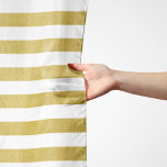 Gold Stripes, White Stripes, Striped Pattern Scarf<br><div class="desc">Elegant,  stylish and sophisticated stripes in gold and white color. Modern and trendy gift,  perfect for the stripes lover in your life.</div>