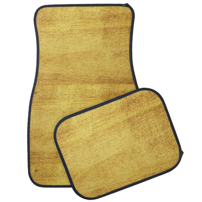 Gold Stucco Style Car Floor Mat (Set)