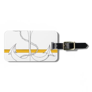 gold sub lieutenant, tony fernandes luggage tag gold sub lieutenant, tony fernandes luggage tag