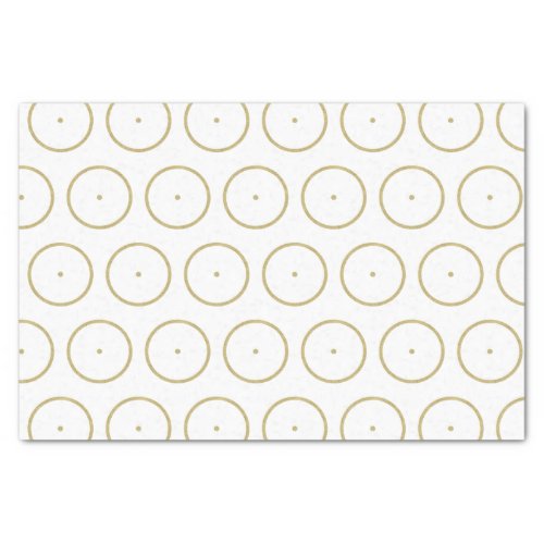 Gold Sun Pattern Tissue Paper
