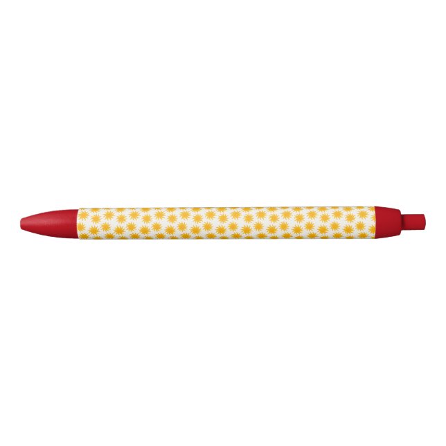Gold Sunburst Pattern Pen (Front)