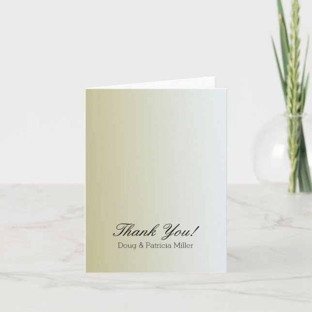 Gold Sunrise Thank You (Front)