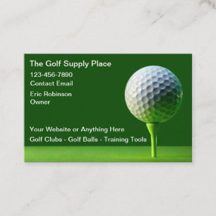 Gold Supplies Simple Business Cards