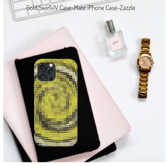 Gold Swirl IV   Case-Mate iPhone Case (Creator Uploaded)