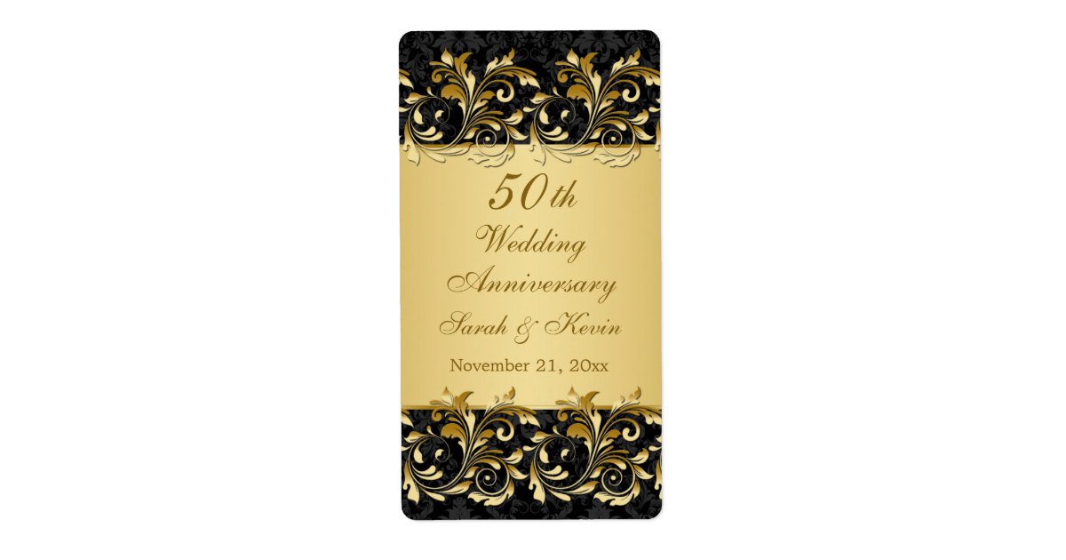 Small gold address labels