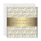 Gold Swirls Gold 50th Wedding Anniversary Party