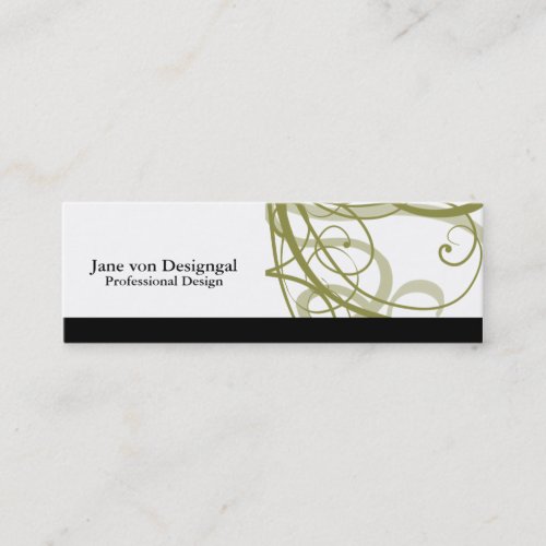Gold Swirls Pattern Business Card Templates