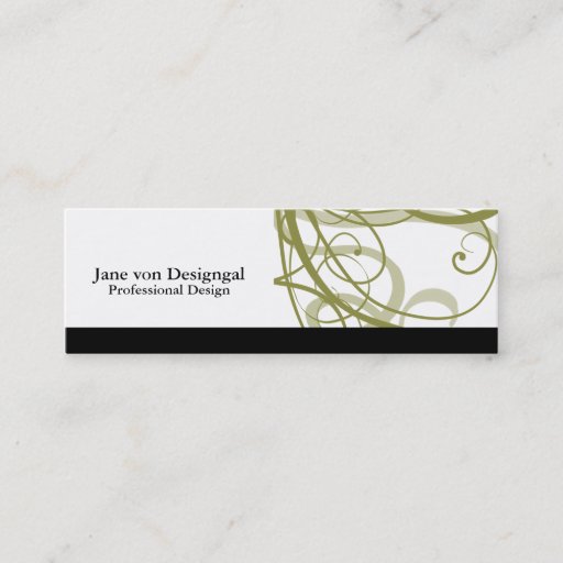 Customizable Gold Swirls Pattern Business Card Templates