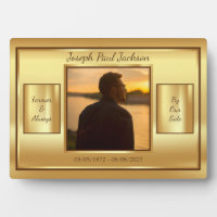 Gold Table Photo Memorial