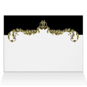 gold table seating card (Inside Horizontal (Top))