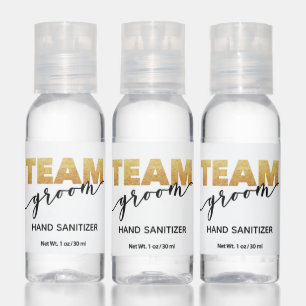 Gold Team Groom Hand Sanitizer