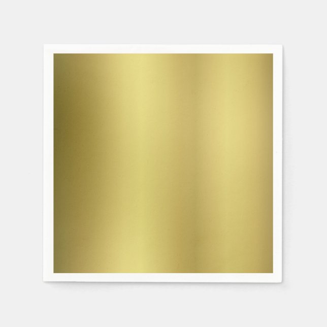 Gold Template Blank Napkins (Front)