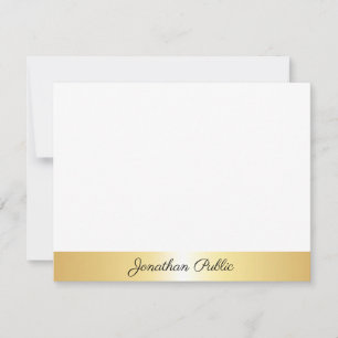 Gold Template Handwriting Script Text Name
