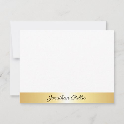Gold Template Handwriting Script Text Name