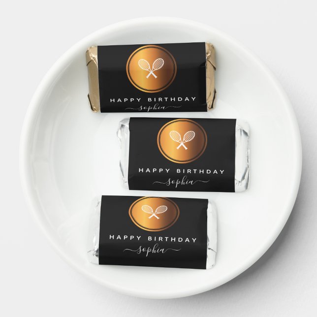 Gold Tennis Rackets Hershey's Miniatures (Creator Uploaded)