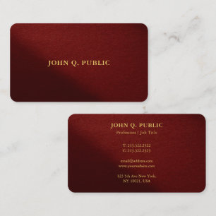 Gold Text Elegant Template Luxe Premium Silk Business Card
