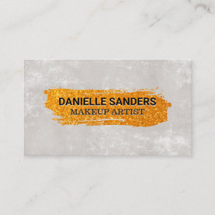 Gold Texture Brushes Textured Wall Business Card