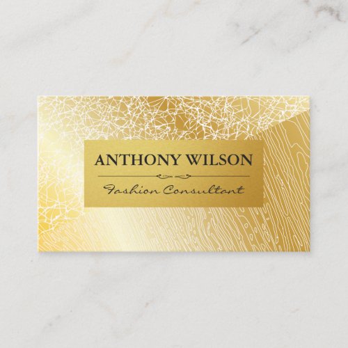 Gold Texture  Gold Wood Grain Pattern Business Card