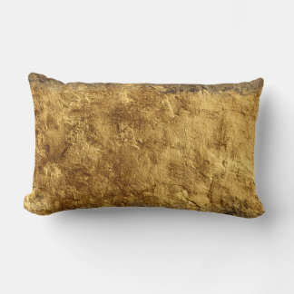 Gold texture lumbar pillow
