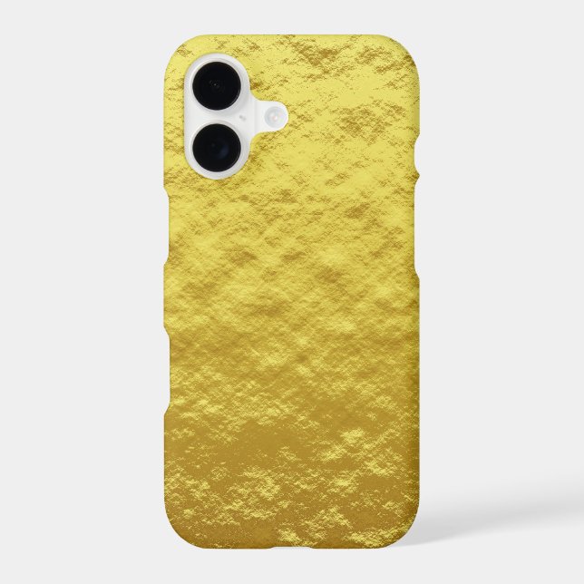 Gold Texture Pattern (Luxurious Golden Glow) Iphone Case (Back)