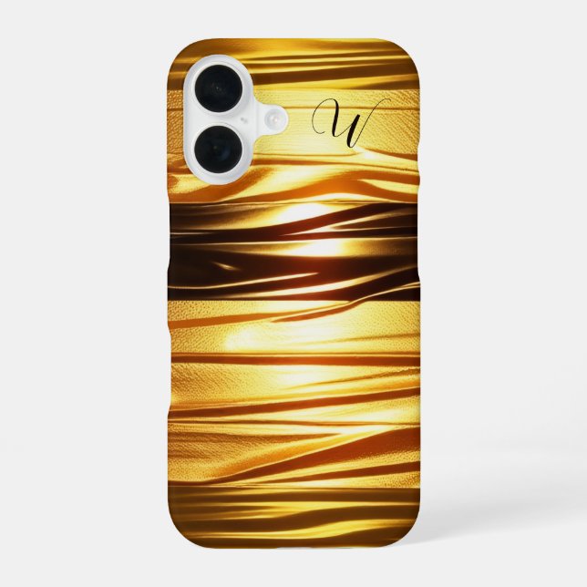 Gold Textured iPhone Case (Back)
