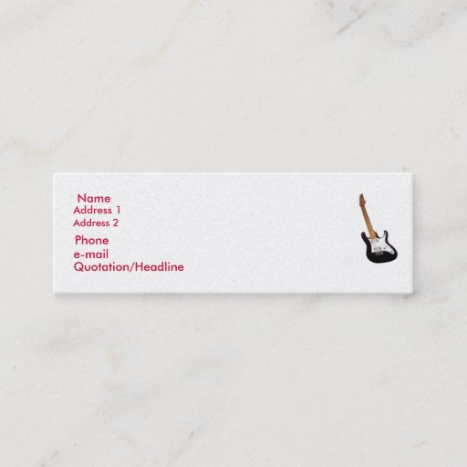 Customizable Gold, thin profile card. business card