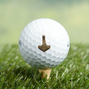 Gold Thor Hammer Callaway Soft golf balls 12 pk