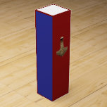 Gold Thor Hammer Norway wine box