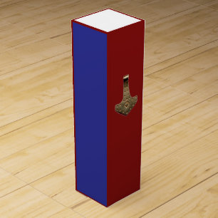 Gold Thor Hammer Norway wine box