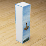 Gold Thor Hammer trees white wine box