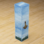 Gold Thor Hammer trees wine box