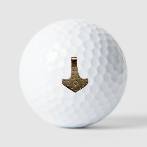 Gold Thor Hammer value golf balls 12 pk
