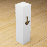 Gold Thor Hammer white wine box