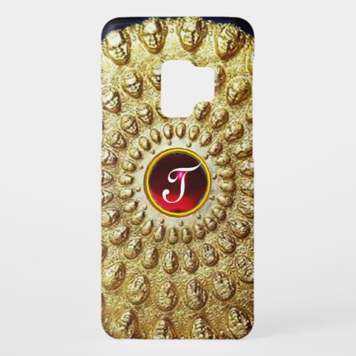 GOLD THRACIAN DISC MONOGRAM  Red Ruby  Gem Case_Mate Samsung Galaxy S9 Case