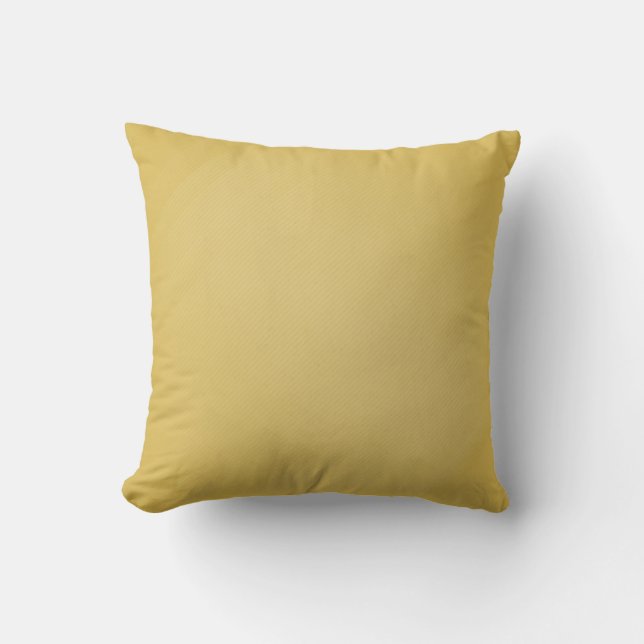 Gold Throw Pillow (Front)